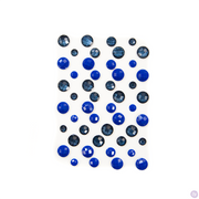 Say It In Crystals - Embellishments Georgia Blues 48pc PRIMA